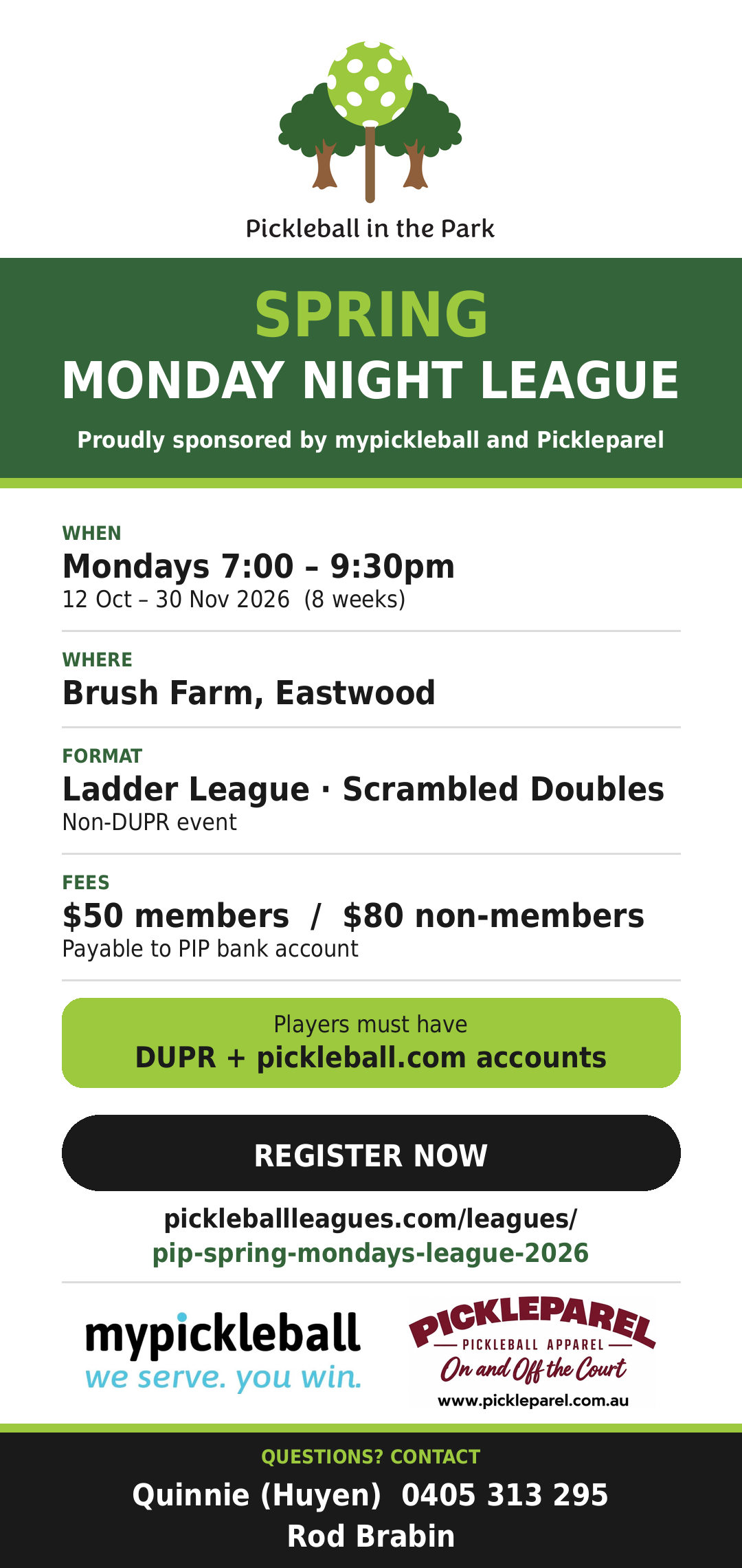 Spring Monday Nights League, photo 1